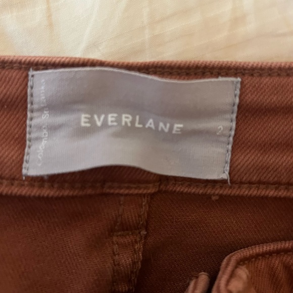 Everlane Straight Leg Crop in Cocoa Brown size 2 short - Picture 4 of 5